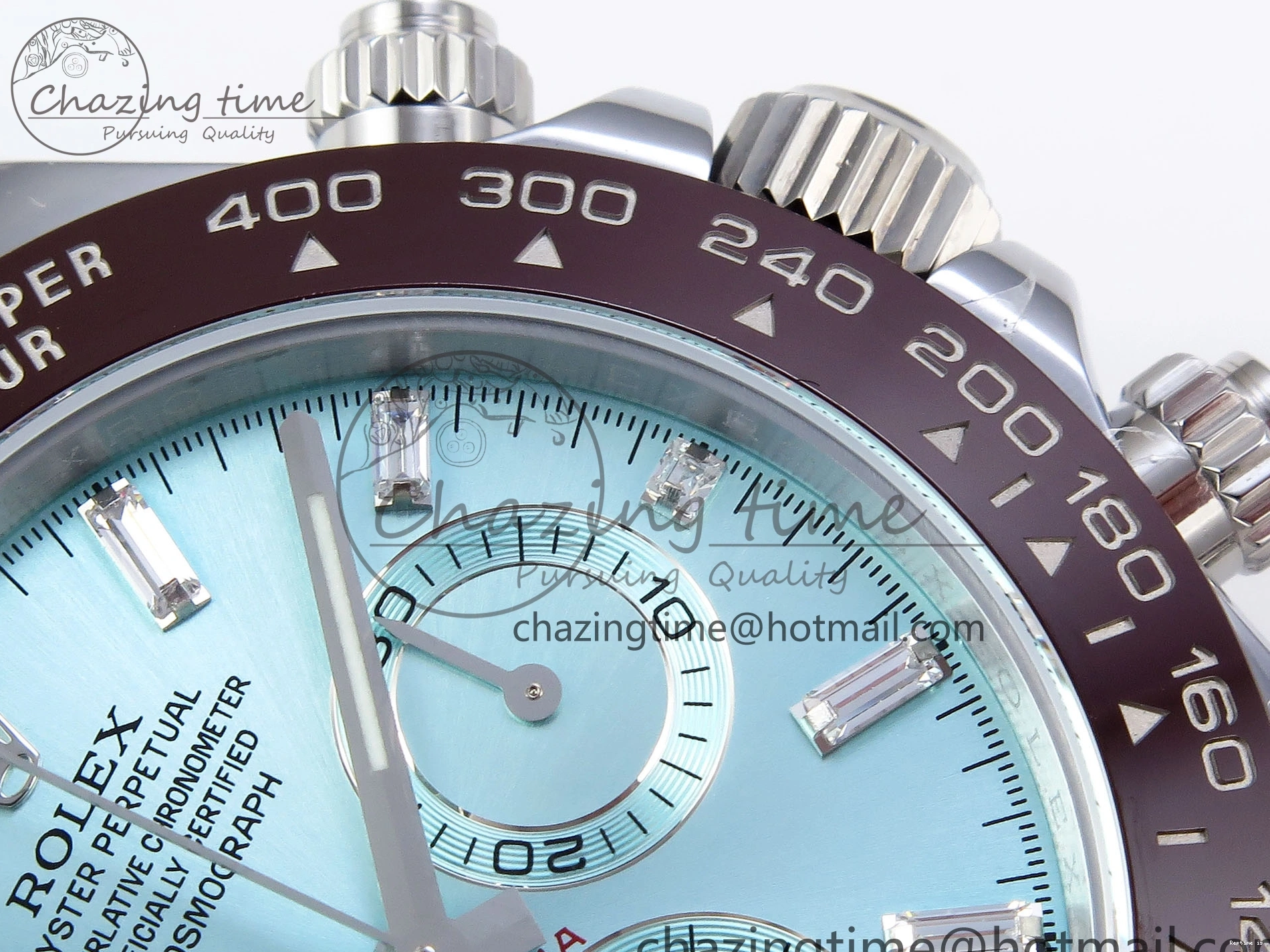 1218 SportInspired DAYTONA 116506 QF 1:1 BEST EDITION ICE BLUE DIAL CRYSTAL MARKERS ON SS BRACELET SH4130 V3 (GAIN WEIGHT) 1770